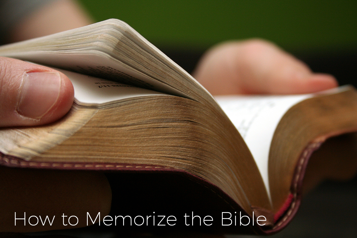 How To Memorize The Bible The Official Scott Roberts Website