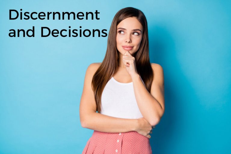 Discernment and Decisions The Official Scott Roberts site