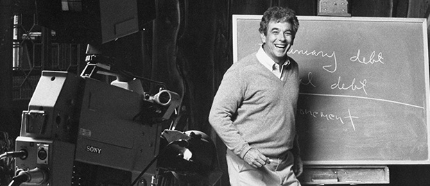 R.C. Sproul doing video instruction, circa 1980s